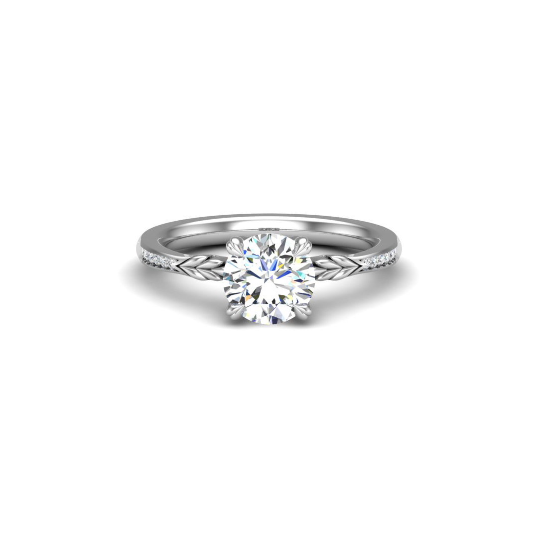 Jolene Pave Engagement ring